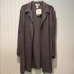 NWT Vintage Saks Fifth Avenue Folio Collection 70% Silk Duster Size Large